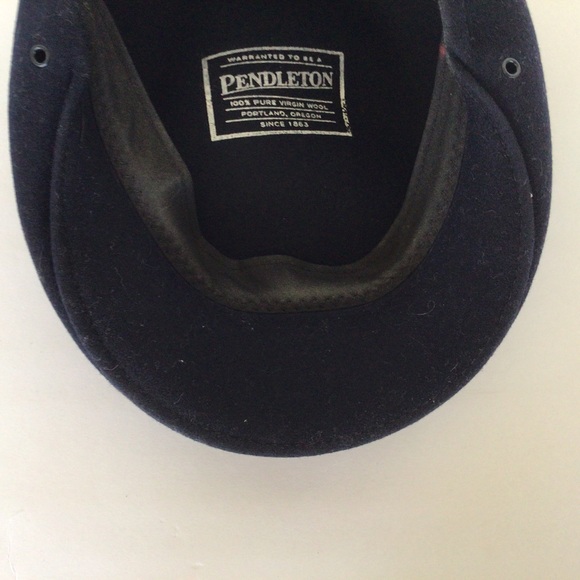 PENDLETON NAVY BLUE DRIVING CAP LARGE - Picture 11 of 13